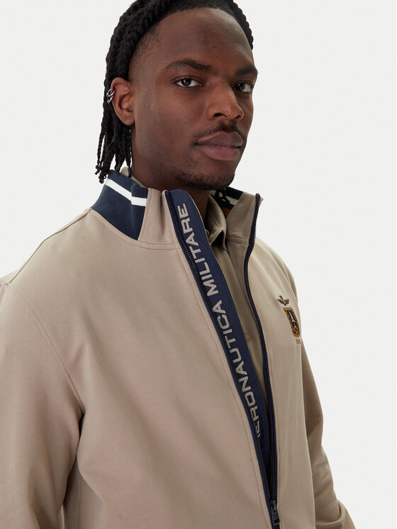 Aeronautica Militare Aeronautica Militare Felpa 261FE2089UF00674 Beige Regular Fit