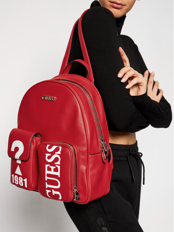 Sac a dos guess best sale femme rouge