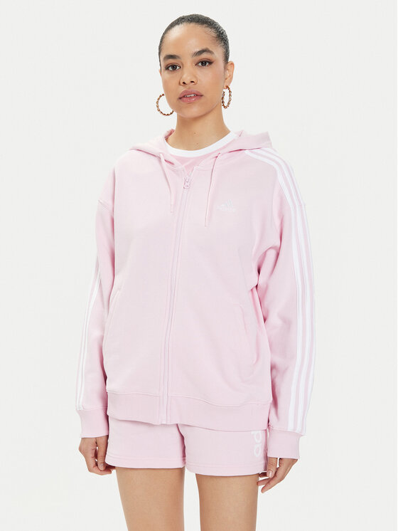 adidas adidas Sweatshirt Essentials 3-Stripes IR6132 Rosa Loose Fit
