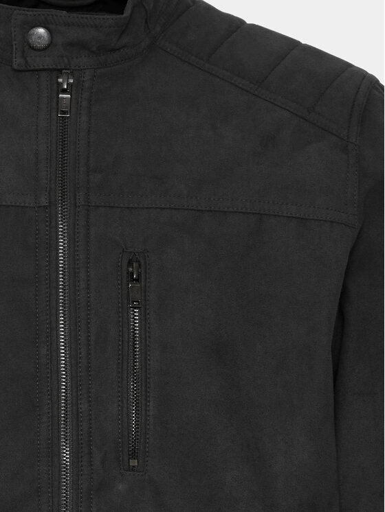 Blend Blend Geacă din imitație de piele 20716626 Negru Regular Fit
