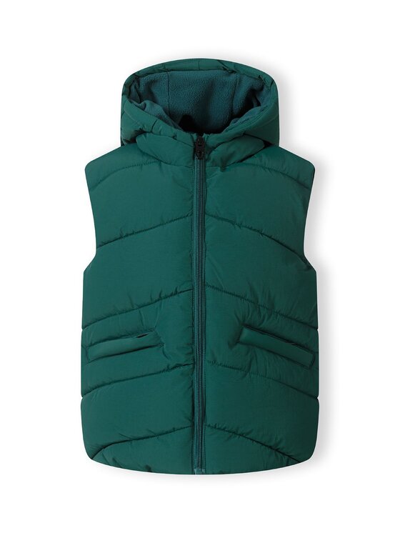 MINOTI MINOTI Kamizelka 19gilet47 Khaki Regular Fit