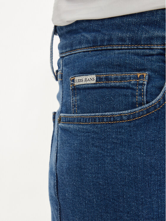 Guess Jeans Guess Jeans Jeansy M4YA1C D5DM2 Tmavomodrá Slim Fit