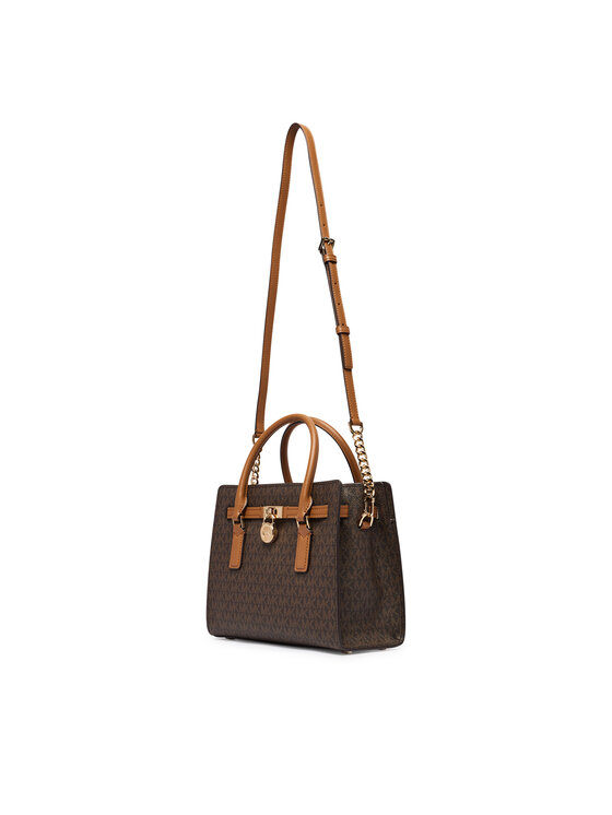 MICHAEL Michael Kors MICHAEL Michael Kors Rankinė Hamilton Moderne 30T6GNXS1B Tamsiai ruda