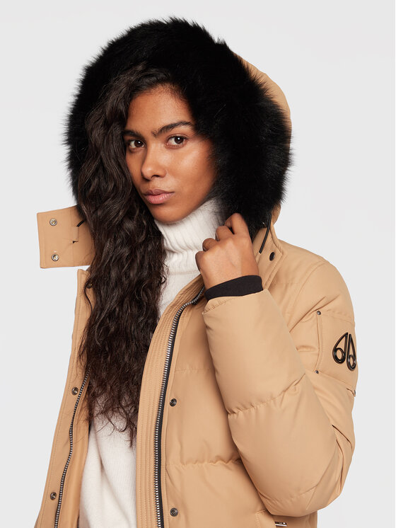 Moose Knuckles Moose Knuckles Пухено яке M32LJ179 Бежов Regular Fit