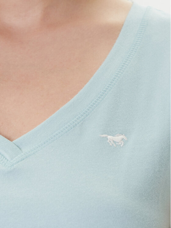 Mustang Mustang Tričko Beverly 1016517 Zelená Slim Fit