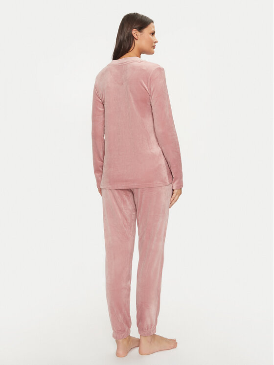 Selmark Selmark Pižama P8373 Roza Regular Fit