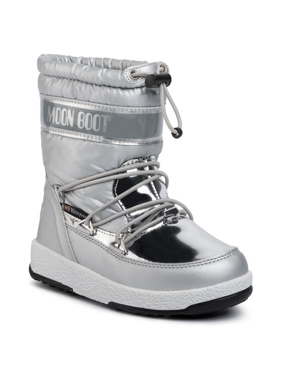 Cizme de zăpadă Moon Boot Girl Soft Wp 34051700003 Silver