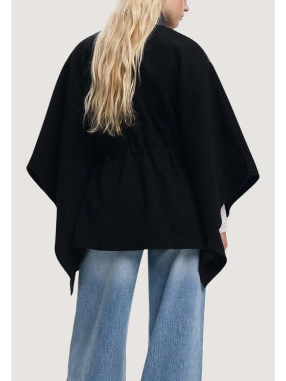 Desigual Desigual Mantella PONCHO_EYELETS ALDAMA Nero Casual Fit