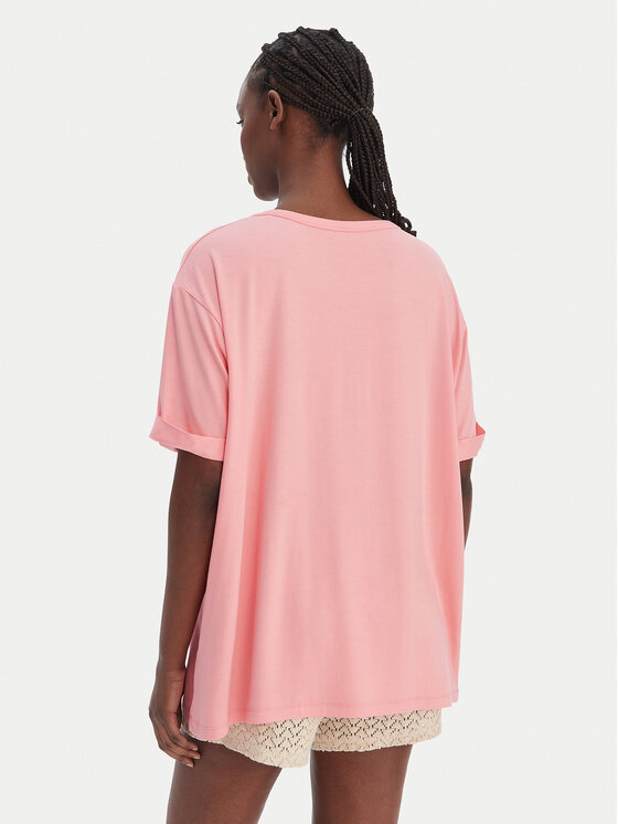 Guess Guess T-särk E5GI07 K68D2 Roosa Regular Fit