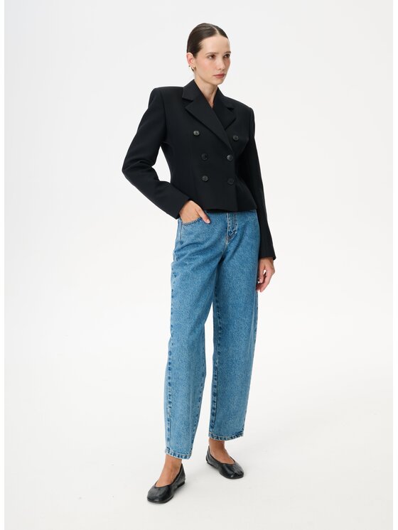 LEBRAND LEBRAND Marynarka Elena Czarny Regular Fit
