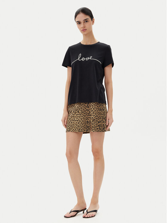 Vero Moda Vero Moda Póló Kami 10332587 Fekete Relaxed Fit