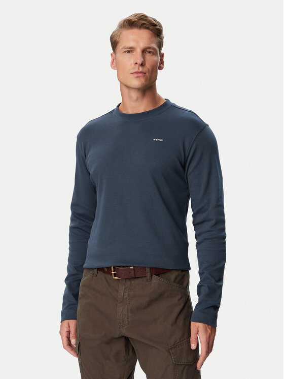 G-STAR Longsleeve True  D30082-D976 Bleumarin Regular Fit