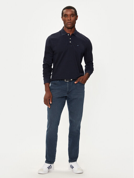 Wrangler Wrangler Дънки River 112356840 Тъмносин Tapered Fit