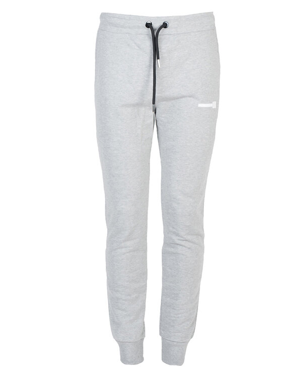 Les Hommes Les Hommes Kalhoty z materiálu UHJ100-752U | Jogging Šedá Slim Fit