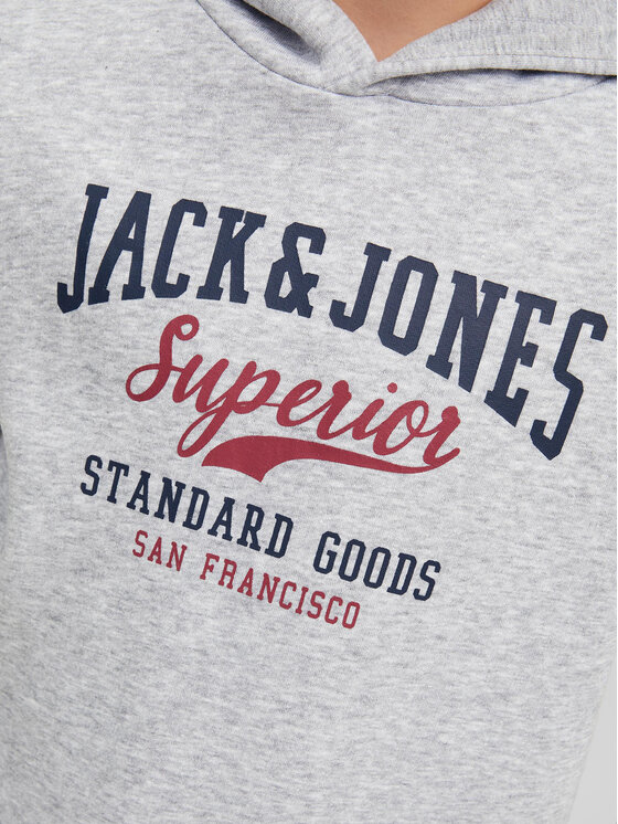 Jack&Jones Junior Jack&Jones Junior Jopa Logo 12212287 Siva Regular Fit