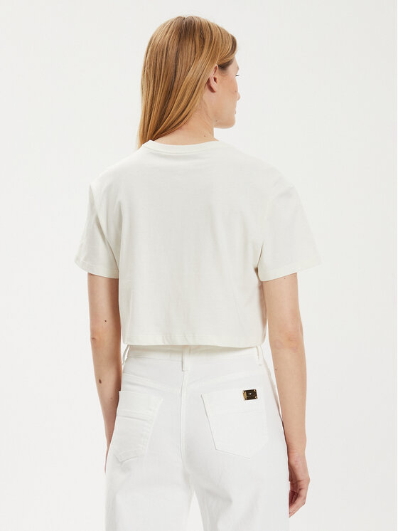 Converse Converse T-särk W Retro Chuck Cropped Tee 10027151-A03 Ekrüüvärv Regular Fit