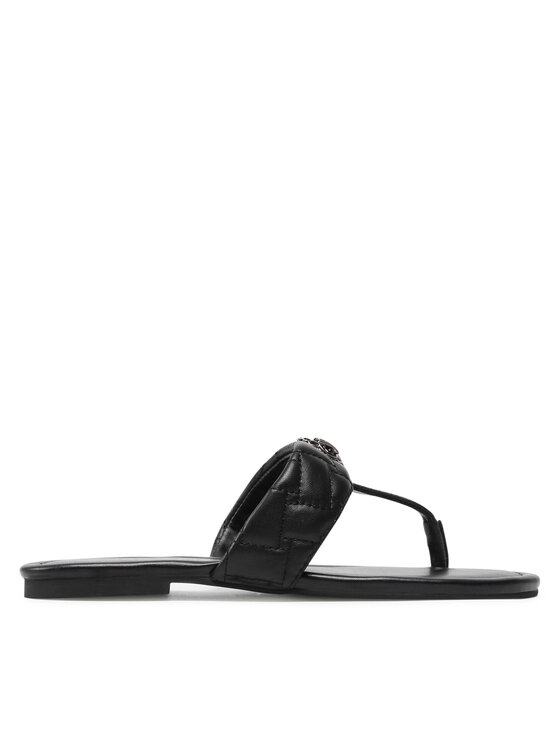 Kurt Geiger Kurt Geiger Flip-flops Kensington T-Bar Sandal 8651400109 Fekete