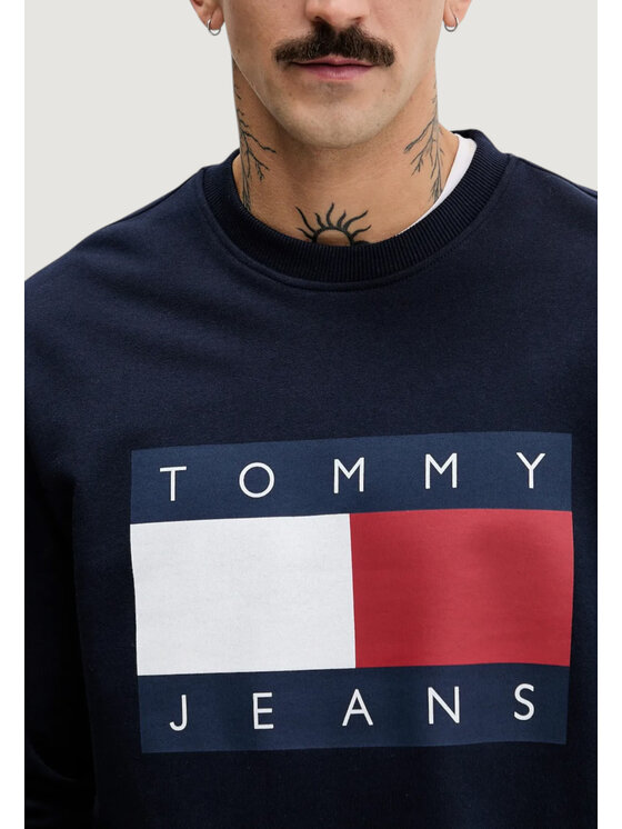 Tommy Jeans Tommy Jeans Felpa DM0DM22643 Blu Casual Fit