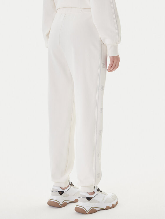 Guess Guess Pantaloni trening V5BB23 KCX22 Alb Regular Fit