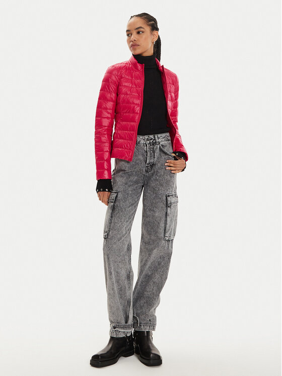 Patrizia Pepe Patrizia Pepe Pernata jakna CO0178/A503-M513 Ružičasta Regular Fit