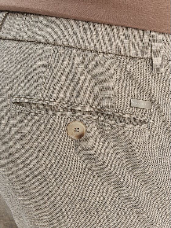 Bugatti Bugatti Chino nohavice 1950-16210E Béžová Slim Fit