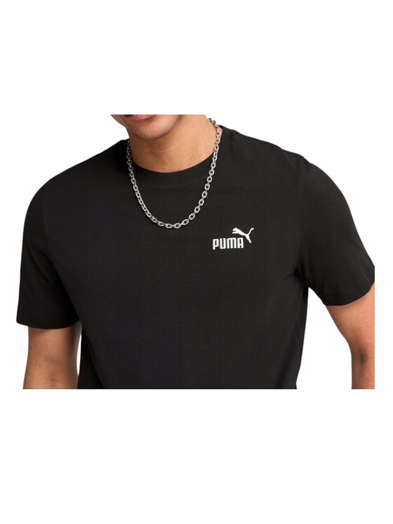 Puma Puma T-Shirt Ess Small No.1 Logo Tee 682534 Czarny Regular Fit