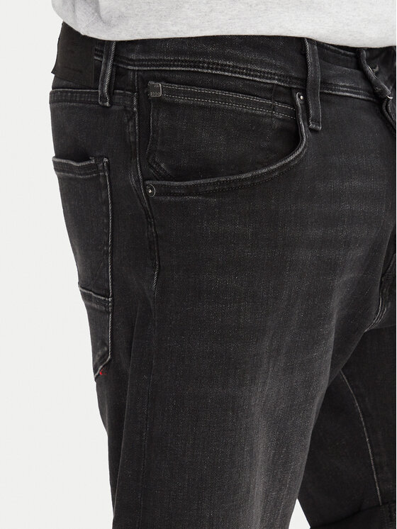 Jack & Jones Jack & Jones Pantaloni scurți de blugi Rick 12269608 Negru Regular Fit
