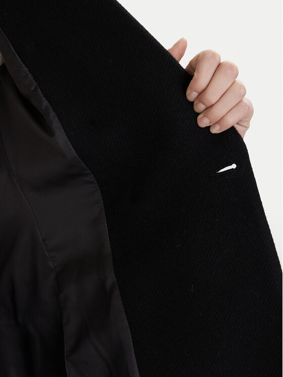 Morgan Morgan Cappotto di lana 252-GATIM.F Nero Regular Fit