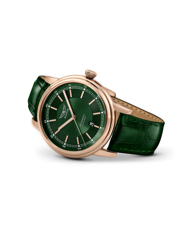 Aviator Aviator Zegarek V.3.32.2.237.4 Zielony