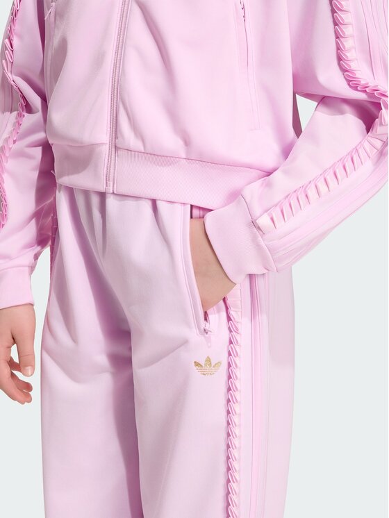 adidas adidas Spodnie dresowe 168986 Różowy Loose Fit