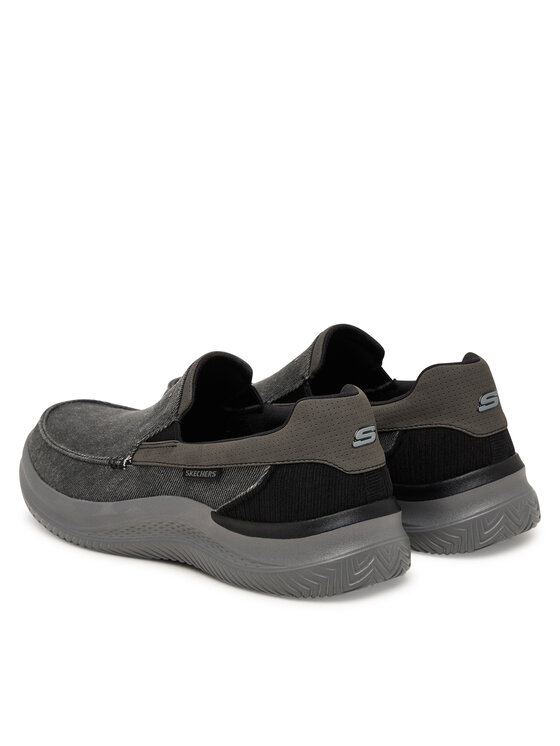 Skechers Skechers Īsi apavi Relaxed Fit: Hasting - Fielden 205066/BLK Melns