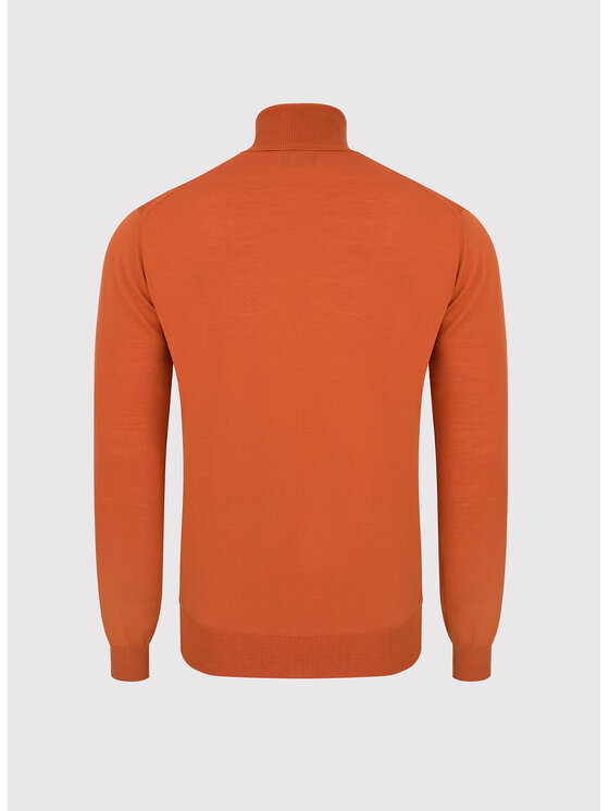 Pako Lorente Pako Lorente Golf P22WP-2X-025 Pomarańczowy Classic Fit
