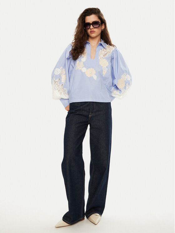 Munthe Munthe Ing Shellcu 244101624423 Kék Regular Fit