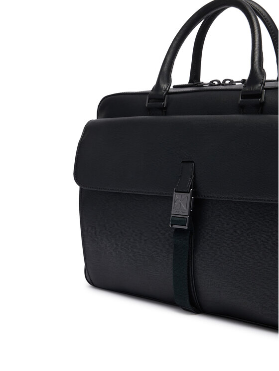 Calvin Klein Calvin Klein Torba za prenosnik Emblem Hw Commuter LV04D3504G Črna