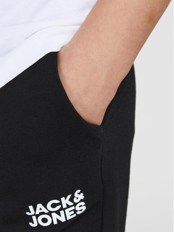 Jack & Jones Junior Jack & Jones Junior Pantaloni trening Gordon 12179798 Negru Regular Fit