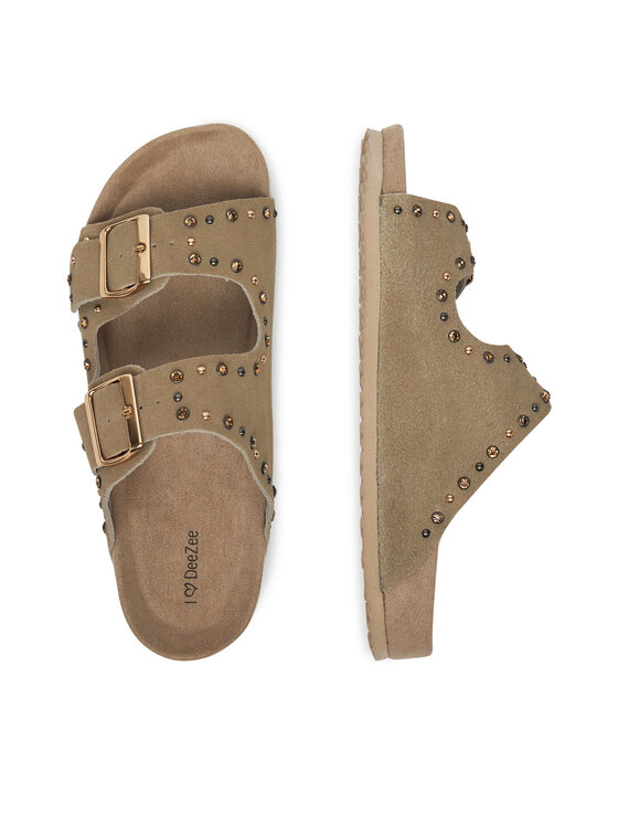 DeeZee DeeZee Pantoletten MXCR-203 Beige