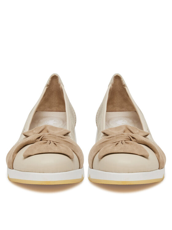 Rieker Rieker Ballerinas L3066-60 Beige