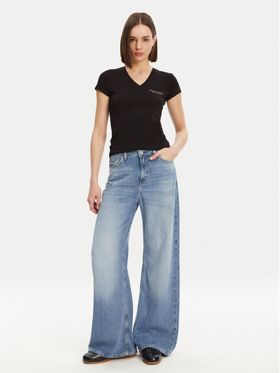 Armani Exchange Armani Exchange Marškinėliai 8NYT81 YJG3Z 52AK Juoda Regular Fit