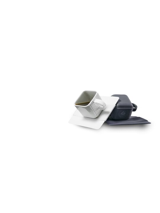 Ćmielów Design Studio Ćmielów Design Studio Zestaw do kawy System Czarny