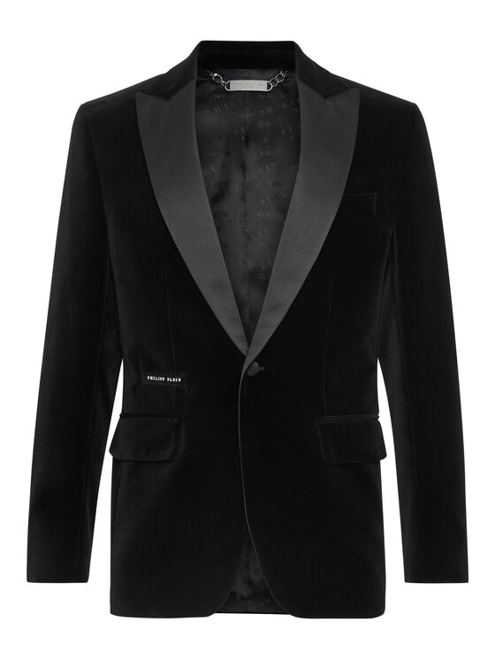 PHILIPP PLEIN PHILIPP PLEIN Marynarka 2215 Czarny Regular Fit