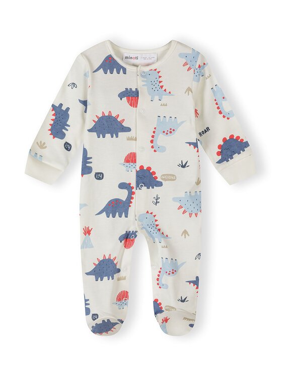 minoti minoti Komplet pajacy 28BABYPACK25 Błękitny Regular Fit
