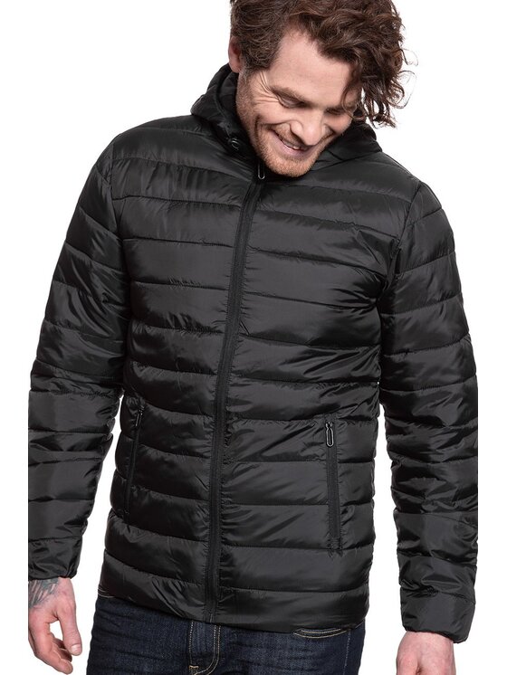 Only & Sons Only & Sons Kurtka przejściowa EDDI HOODED PUFFER Czarny Regular Fit