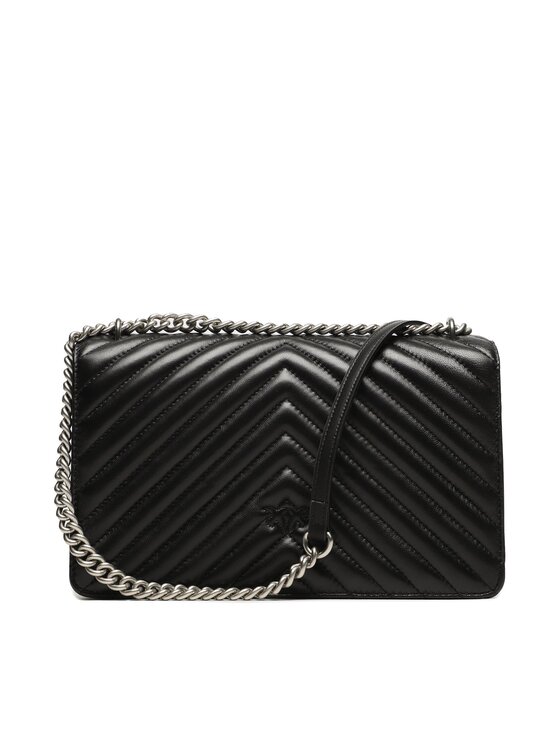 PINKO PINKO Kabelka Love One Classic Dc. AI23-24 PLTT 100941 A0GK Čierna