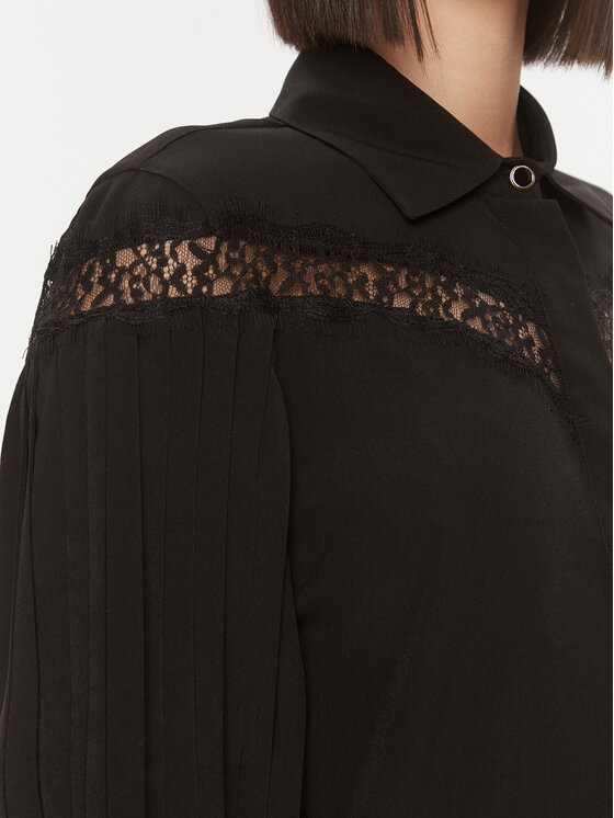 Liu Jo Liu Jo Πουκάμισο MF3137 T9121 Μαύρο Relaxed Fit