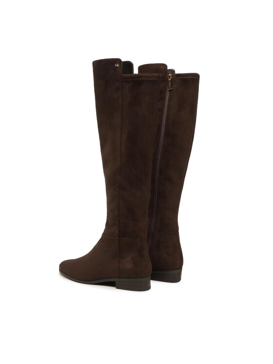 MICHAEL Michael Kors MICHAEL Michael Kors Μπότες πάνω από το γόνατο Bromley Flat 40F0BOFBES Καφέ