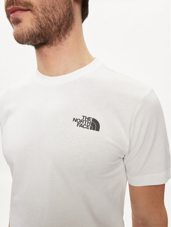 The North Face The North Face T-Shirt Redbox NF0A87NP Bílá Regular Fit