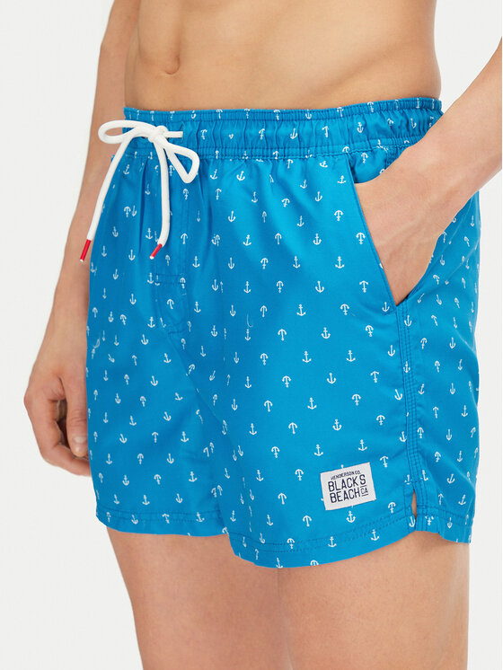 Henderson Henderson Pantaloni scurți pentru înot Rook 42615 Albastru Regular Fit
