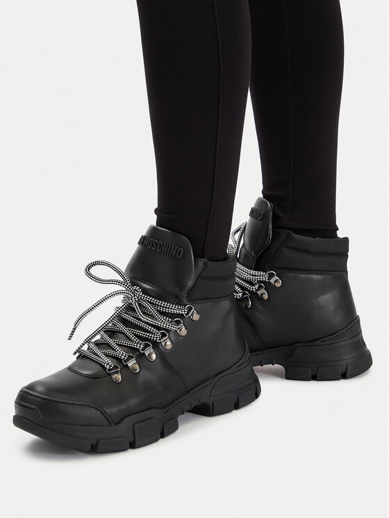 LOVE MOSCHINO Trappers JA15494G0LIA0000 Negru