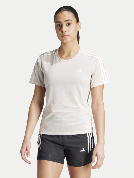 adidas Funkčné tričko Own The Run IN8335 Ružová Regular Fit