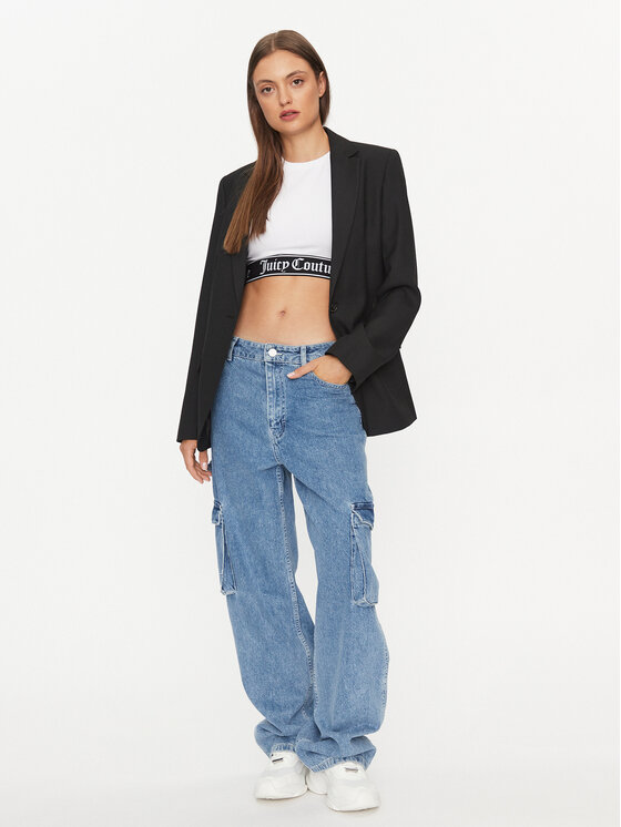 Juicy Couture Juicy Couture Тишърт Sophie JCSSC223412 Бял Regular Fit